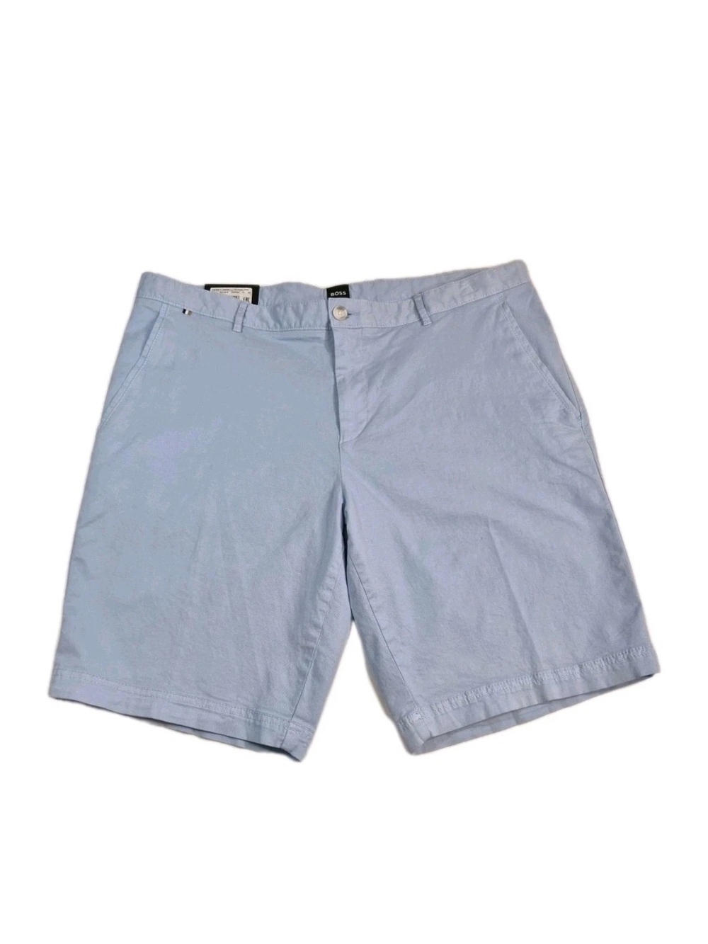 Hugo Boss Men's Brown Blue Slice Shorts  Size 40R Cotton Blend  NWT 41